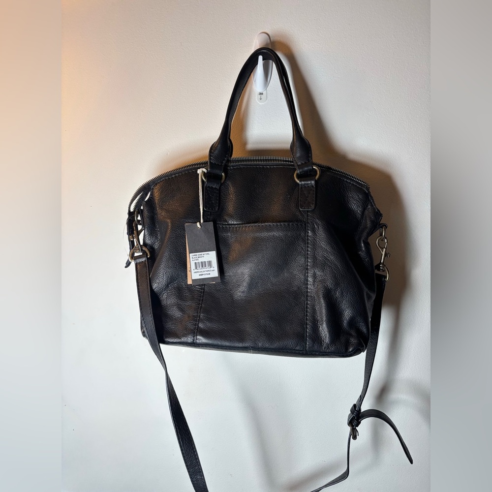 💕NWT American Leather Co. Butter Soft Carrie Dome Satchel💕 - Picture 3 of 4